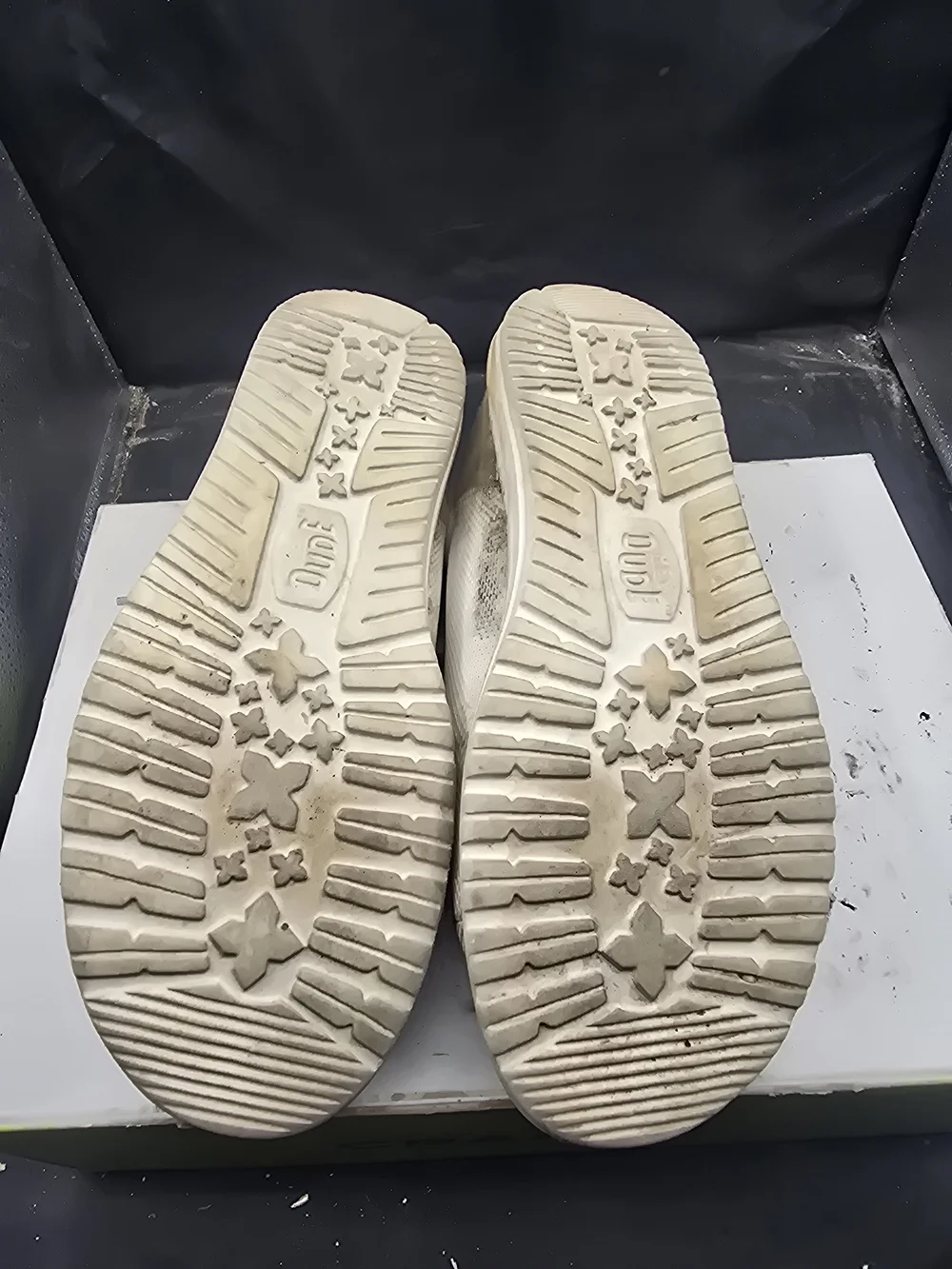 Hey Dude White and Beige Slip-On‎ Shoe